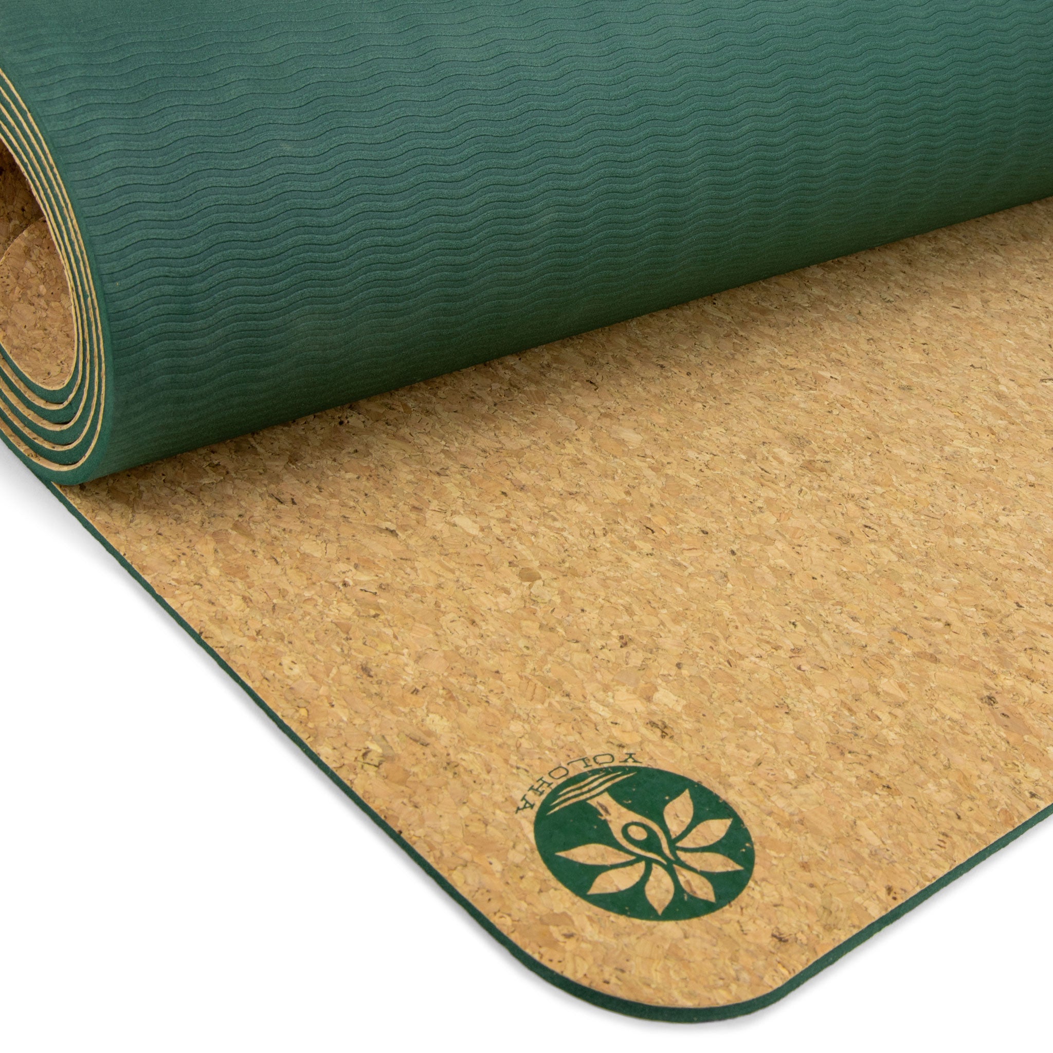Float On Nomad Cork Yoga Mat - Eco-Friendly, Non-Slip & Portable for Home, Travel & Outdoor Yoga Practice
