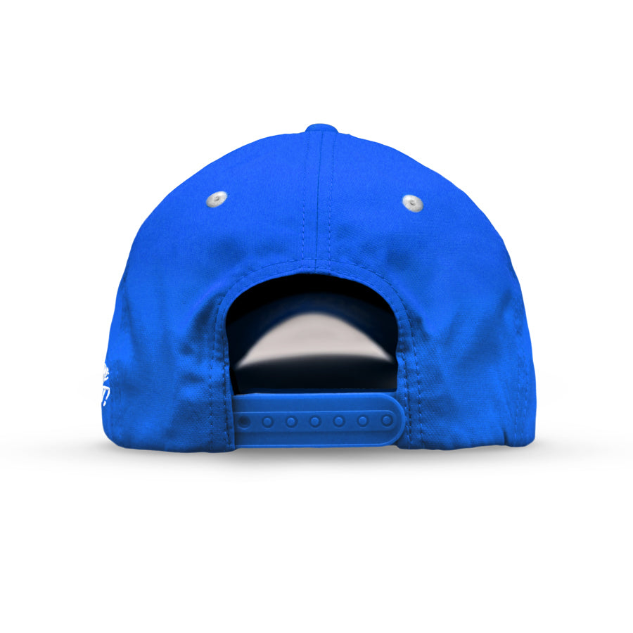 VT Shield Logo Future Looks Bright Royal Snapback Hat - Stylish Adjustable Baseball Cap for Men & Women - Perfect for Sports, Outdoor Activities and Casual Wear