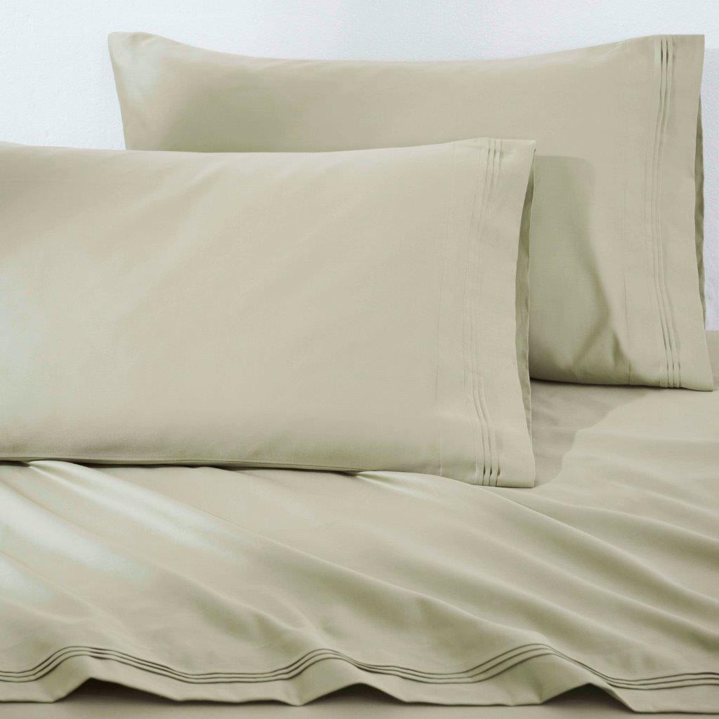 Premium 1500 Thread Count Egyptian Cotton Sheet Set - Eco-Friendly, Breathable & Hypoallergenic - Perfect for Luxury Bedding & Hot Sleepers