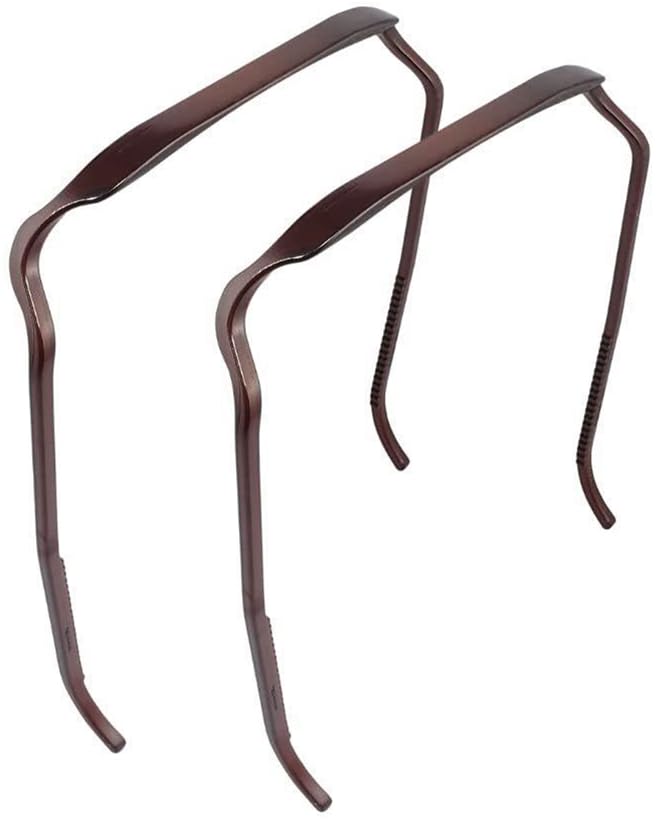 2PCS Fashionable Sunglasses Headband for Women & Men - Curly Hair Hoop Hairbands with Square Frame, Adds Volume & Style Without Headache (Black) - Perfect for Beach, Outdoor Activities & Fashion Accessories