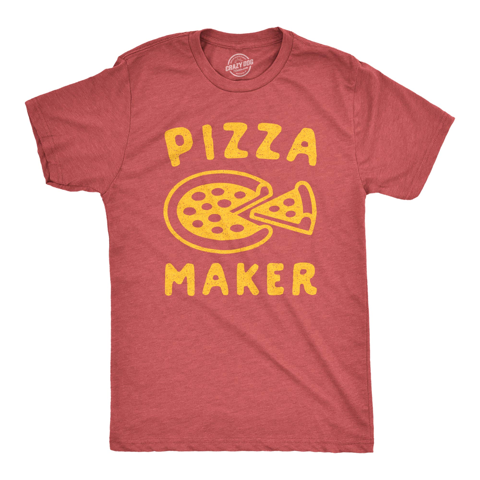 Funny Pizza Maker T-Shirt for Men - Italian Food Lover Gift & Dad Baby Announcement Tee - Perfect for Pizza Parties, Father's Day & Casual Wear