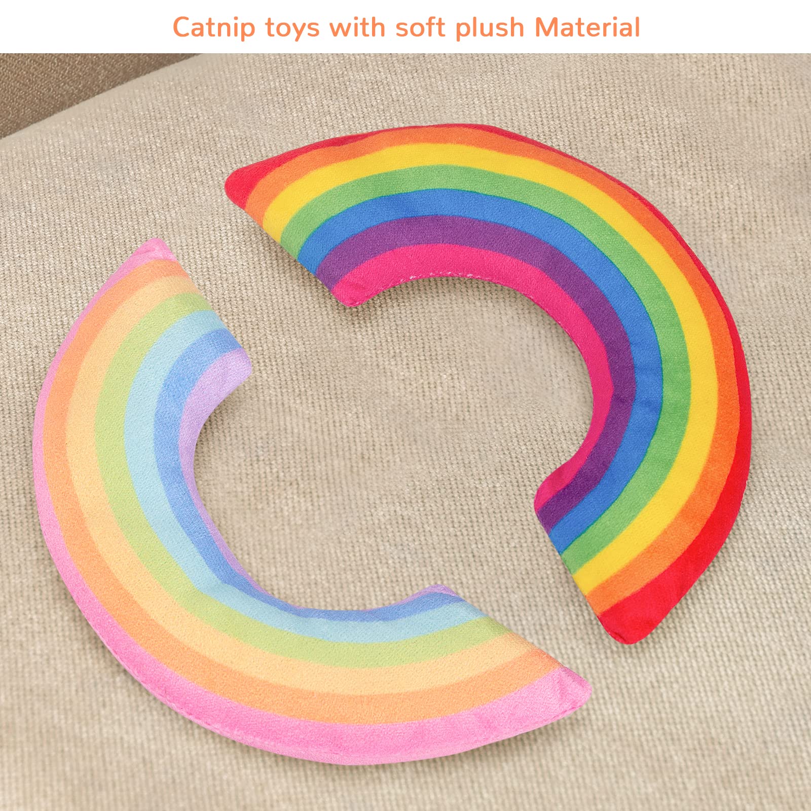 Premium Catnip Toys for Indoor Cats - 2 Pack Interactive Teething Chew & Pillow Toys with Natural Catnip - Stimulating Play for Kittens & Adult Cats (Perfect for Boredom Relief & Dental Health)