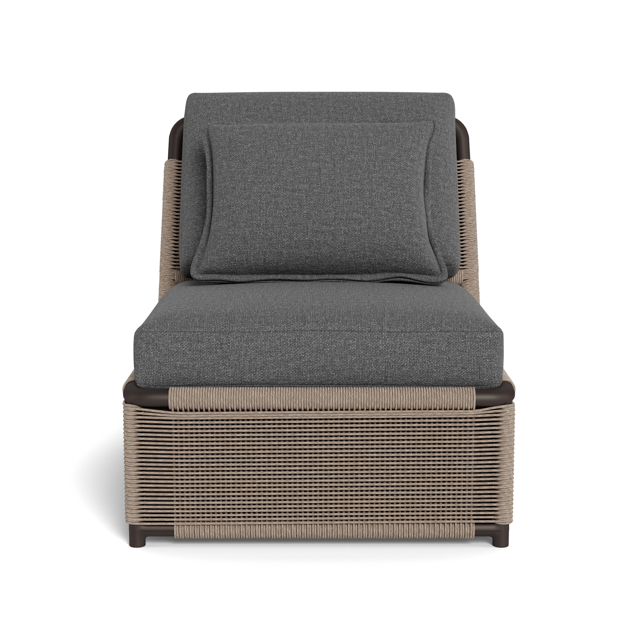 Comfortable Formentera Easy Chair - Modern Lounge Chair for Living Room, Bedroom, or Patio - Soft Fabric Upholstery with Sturdy Wooden Legs - Perfect for Relaxing, Reading, or Napping