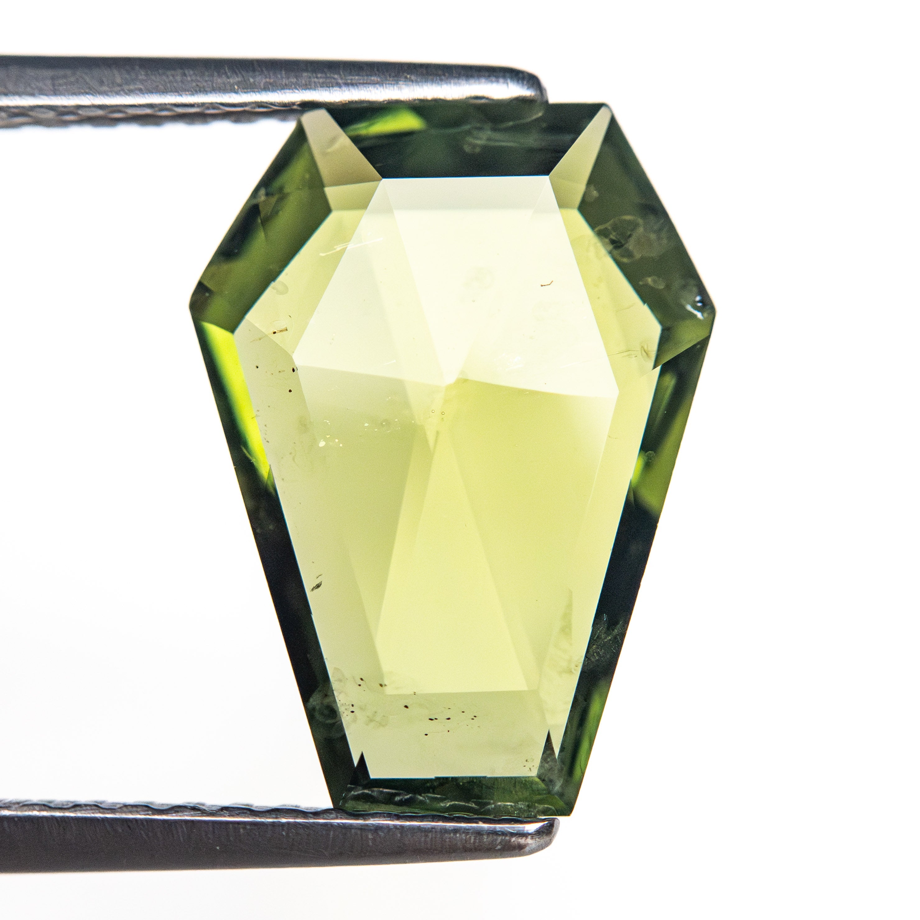 2.85ct Natural Coffin Rose Cut Sapphire Gemstone - 12.76x9.51x2.42mm for Jewelry Making, Engagement Rings & Unique Gifts