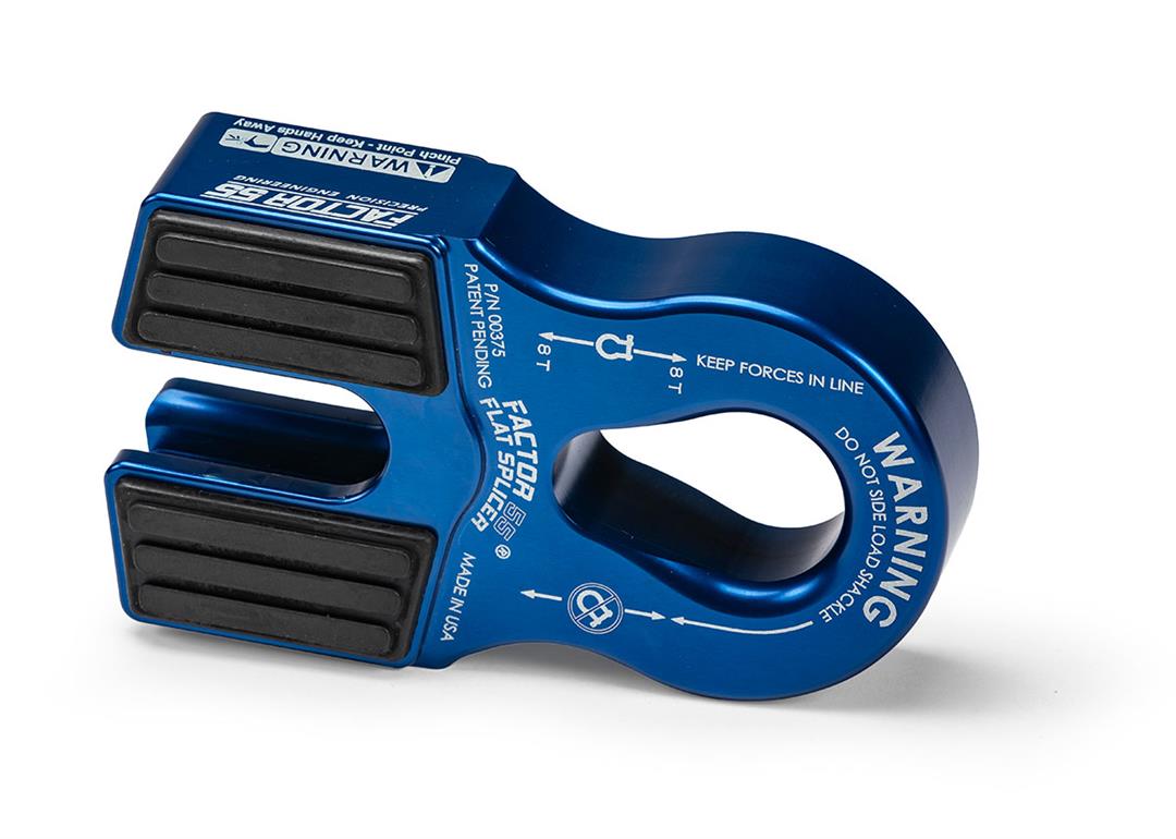 Factor 55 Flat Splicer - Heavy Duty Off-Road Winch Accessory for Jeep, Truck & SUV Recovery | Perfect for Trail Riding, Towing & Emergency Situations