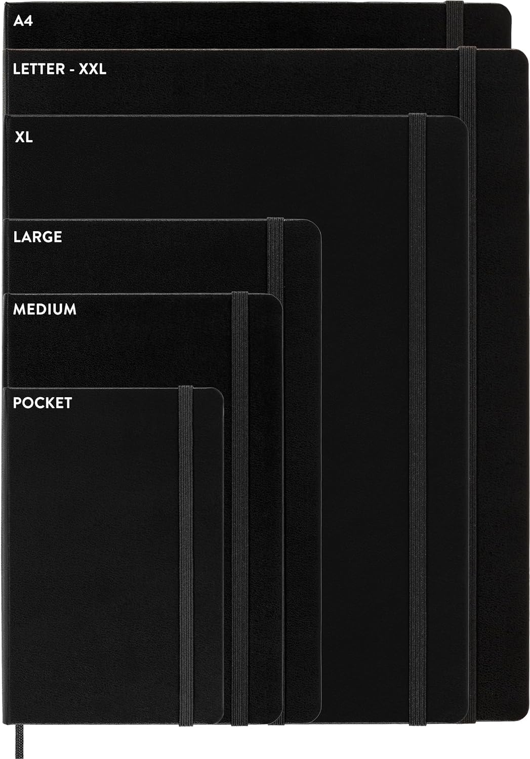 Moleskine 2024-2025 Weekly Planner | 18-Month Agenda with Hard Cover & Elastic Closure | Large 13x21cm Black Notebook for Work, School & Productivity | Perfect for Professionals & Students
