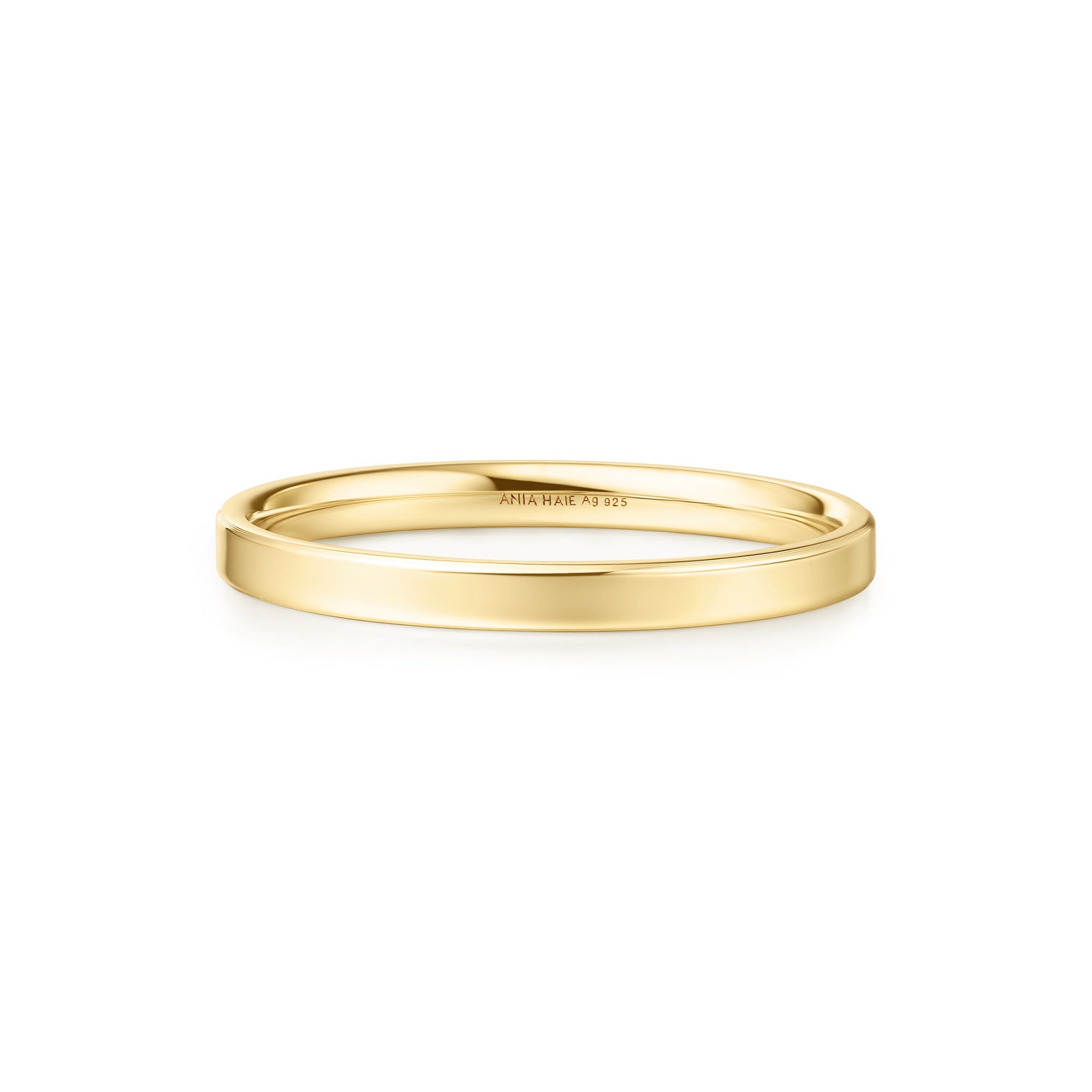2mm Smooth Gold Band Ring - Dainty Minimalist Jewelry for Women - Perfect for Everyday Wear, Stacking & Gifting