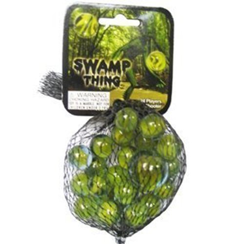 Premium Mega Marbles Swamp Thing Marbles - Bulk Pack for Kids & Collectors | Perfect for Marble Runs, Games & DIY Crafts