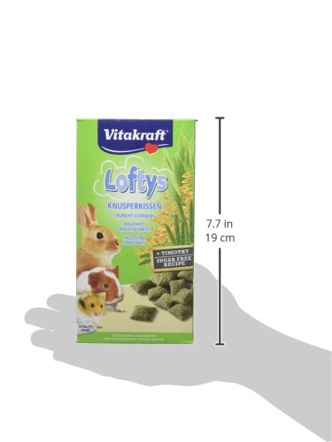 Vitakraft Small Animal Lofty's Treats - 100g (Pack of 10) - Healthy Snacks for Hamsters, Gerbils & Mice - Perfect for Training & Bonding with Your Pet Rodent
