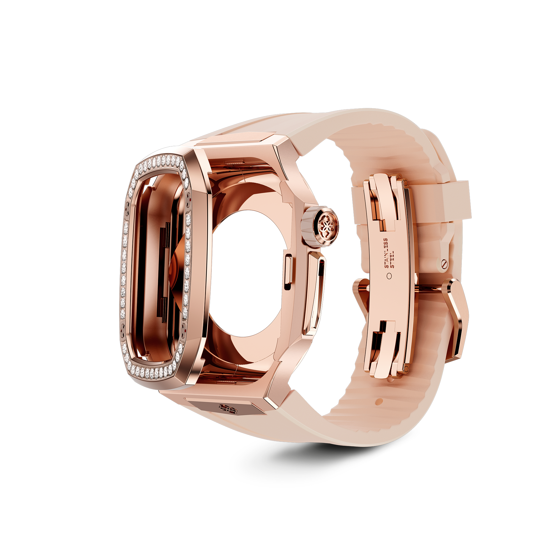 Apple Watch Case for Series 7/8/SE, Rose Gold MD - Slim Protective Cover with Scratch Resistance | Perfect for Workouts, Outdoor Activities & Everyday Use
