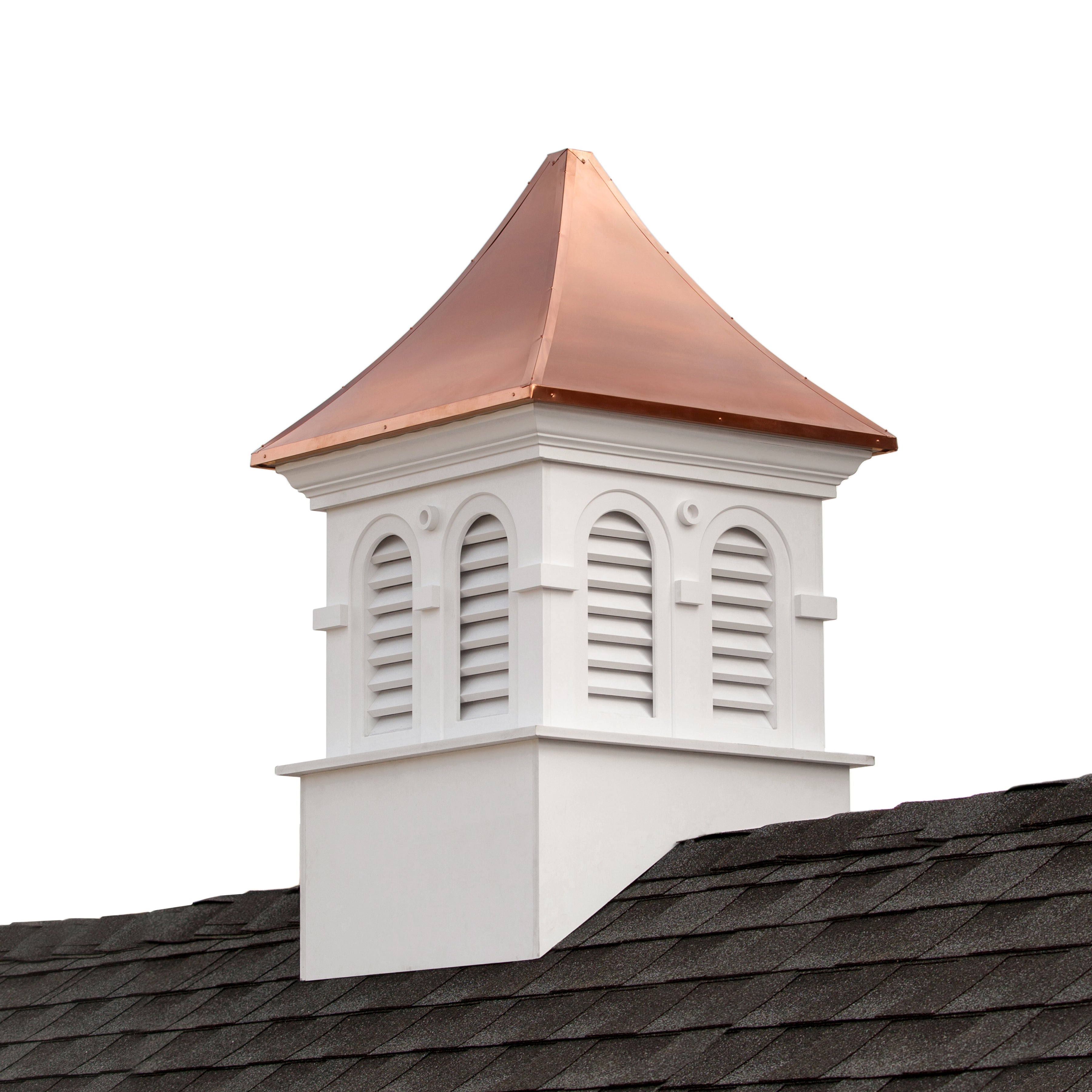 Smithsonian Columbia Vinyl Cupola - Weatherproof Outdoor Dome for Decorative Roofing, Garden Sheds & Gazebos | Durable & Stylish Architectural Accent