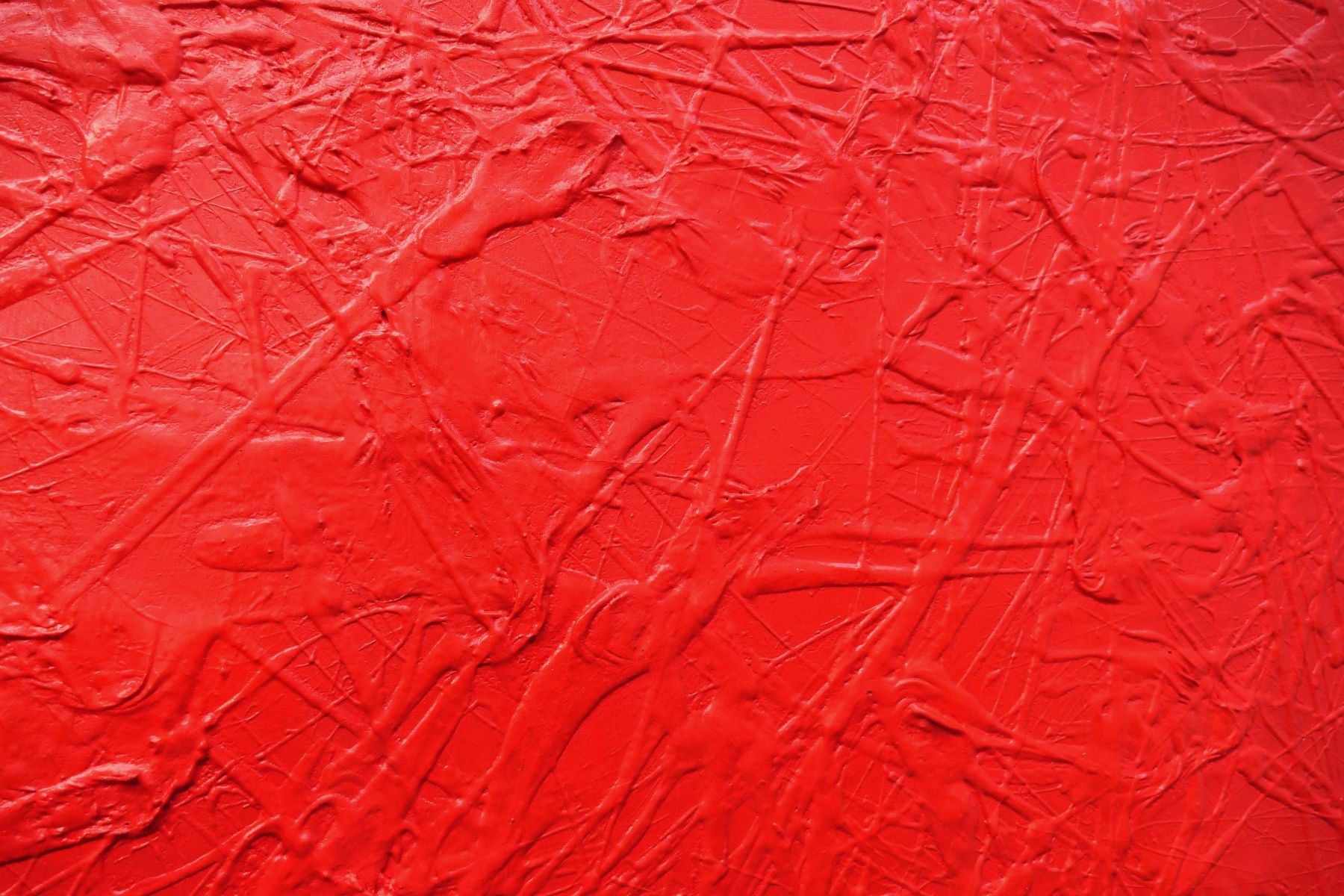 Red Devil 160cm x 100cm Red Textured Abstract Canvas Art - Modern Wall Decor for Living Room, Bedroom & Office