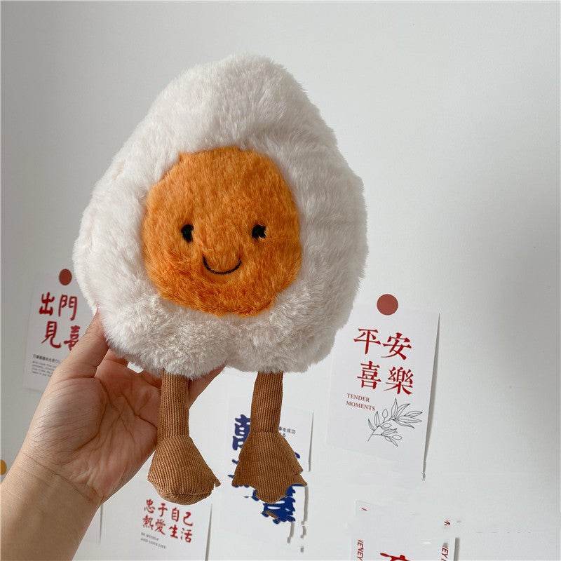 MoodyBean Cute Moody Egg Plush Toy - Soft Stuffed Animal for Kids, Teens & Adults | Perfect for Stress Relief, Home Decor & Gift Giving