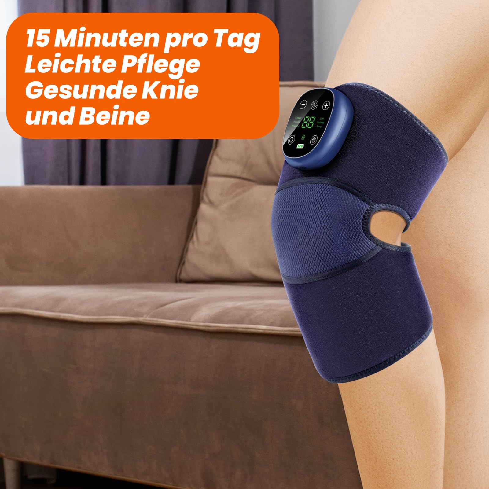 Knee Massager for Pain Relief - Perfect Gift for Dad, Mom, Men & Women on Father's Day, Mother's Day - Ideal for Arthritis, Joint Pain & Post-Workout Recovery