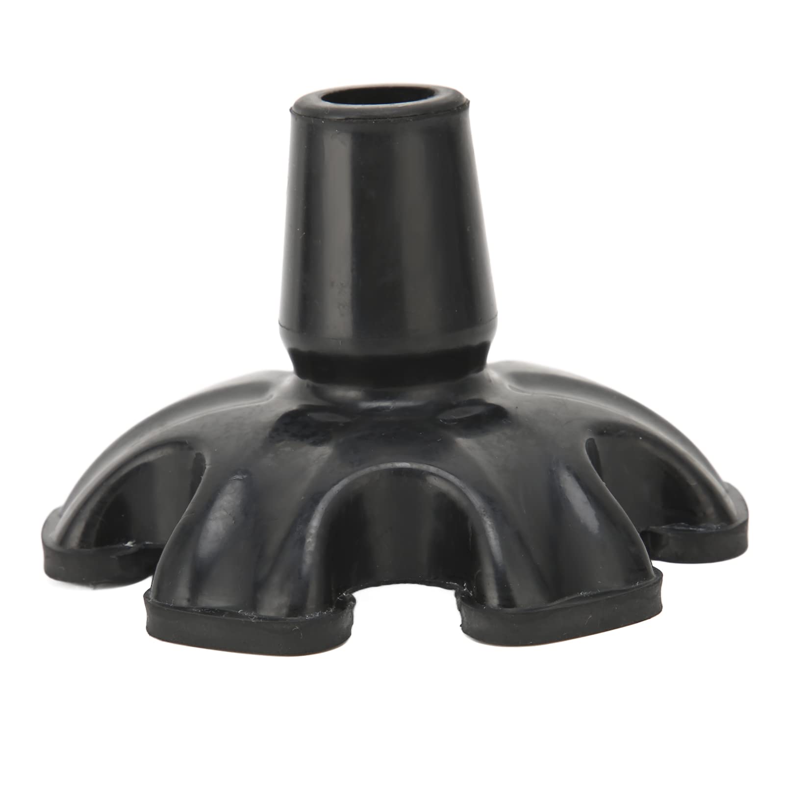 Premium 6-Prong Cane Tips for Walking Sticks & Shooting Sticks - Non-Slip Rubber Replacement Tips for Stability & Safety - Ideal for Seniors, Hikers & Outdoor Enthusiasts