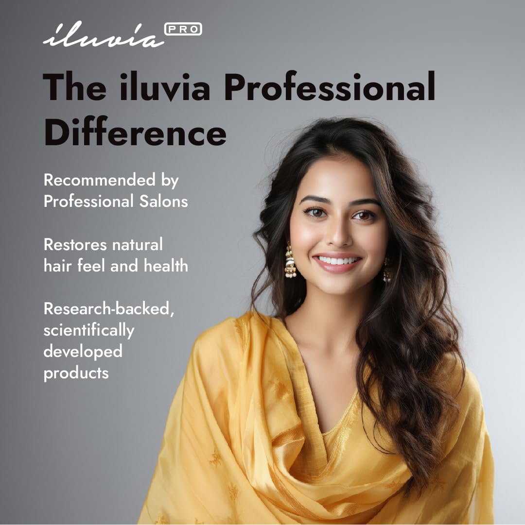 iLuvia Professional Basic Haircare Combo - Sulfate-Free Hard Water Shampoo (200ml) & Squalane Restorative Conditioner (200g) for Damaged Hair | Salon-Quality Hydration & Repair | Perfect for Swimmers, Hard Water Areas & Color-Treated Hair