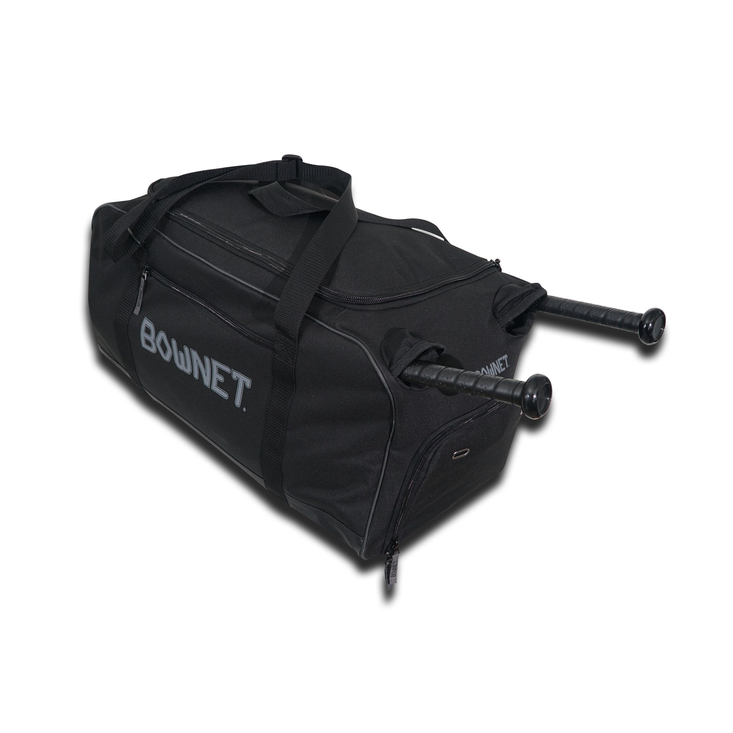Bownet Team Duffle Bag - Large Sports Gym Bag for Baseball, Soccer & Basketball - Durable Travel Duffel with Shoulder Strap for Athletes & Coaches - Perfect for Gym, Travel & Team Gear Storage
