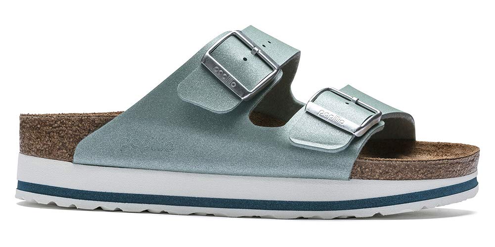 Birkenstock Women's Arizona Platform Sandals - Comfortable Cork Footbed & Adjustable Straps for Casual Wear, Walking, and Outdoor Activities