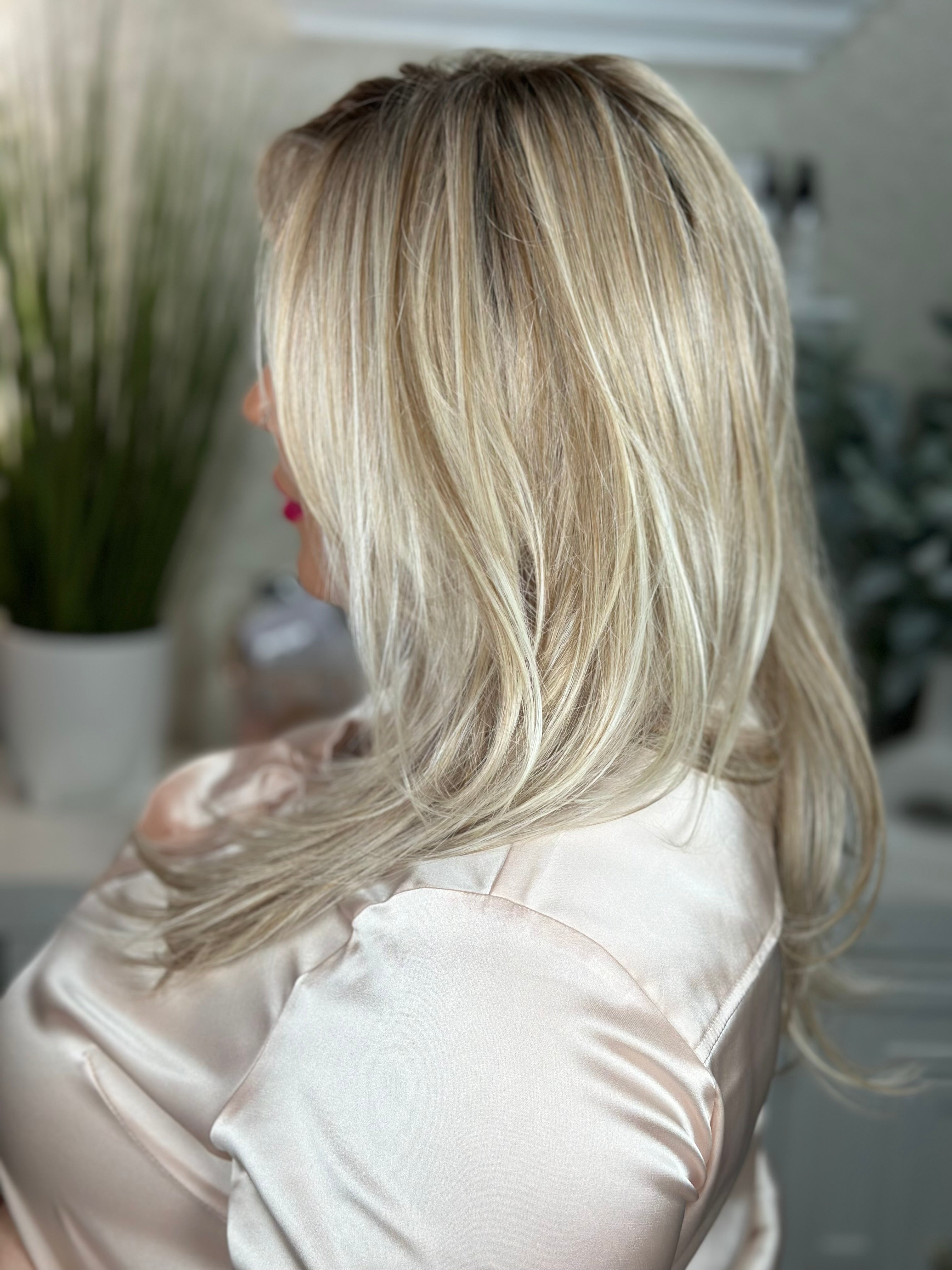 EVERYDAY ELEGANCE Neutral Sand Blonde Hair Extensions - Premium Quality Human Hair for Natural Look | Perfect for Daily Wear, Special Occasions & Styling