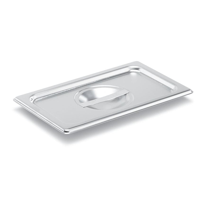 Vollrath Super Pan V 1/4 Size Steam Table Pan Cover - Stainless Steel Food Pan Lid for Commercial Kitchens, Buffets & Catering Services | Durable & Rust-Resistant