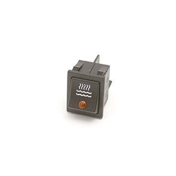 Black Water On/Off Switch with Orange LED Indicator & Water Drop Symbol - Perfect for Aquariums, Hydroponics & Water Filtration Systems