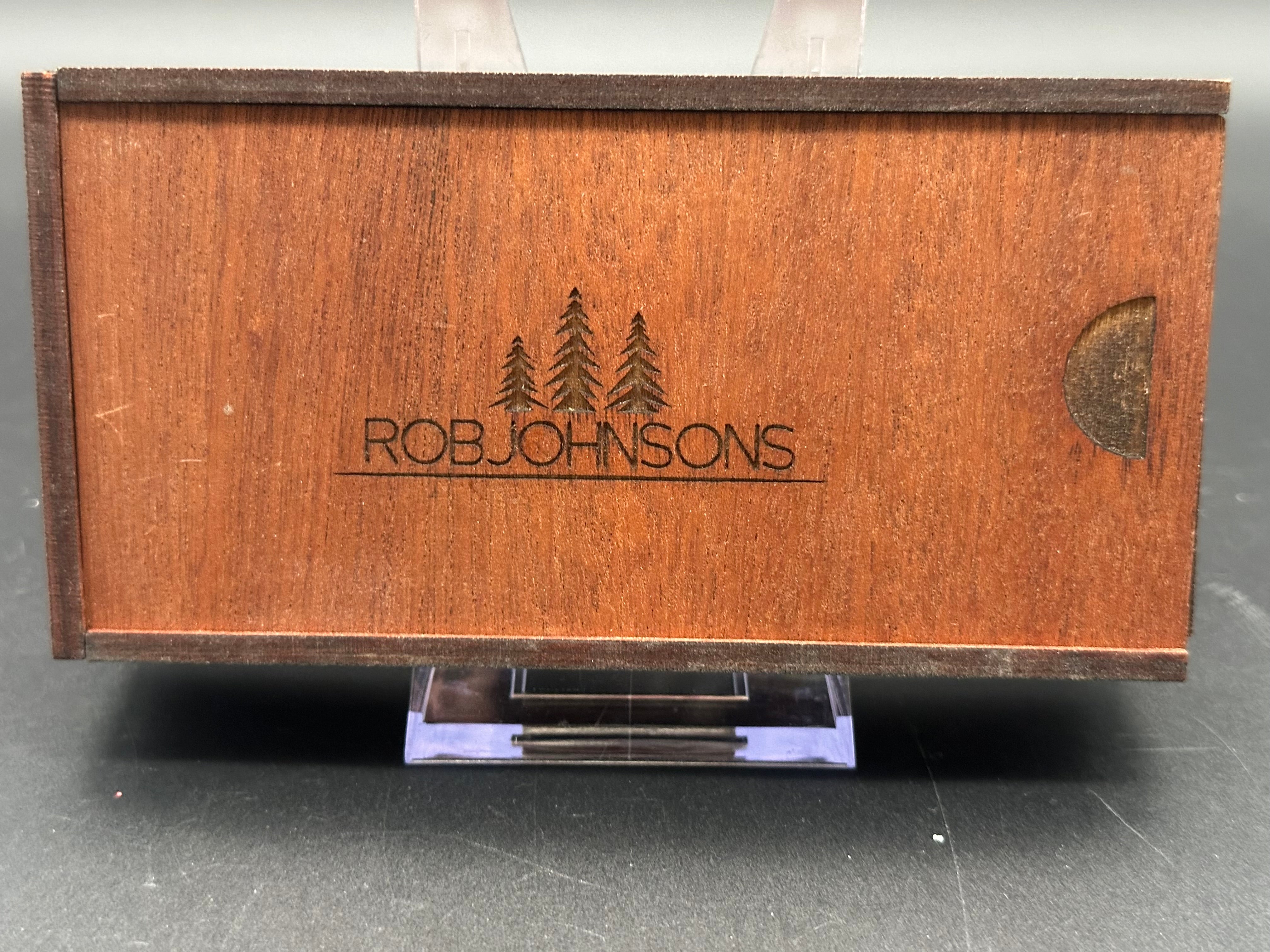 Rob Johnson Cedar 76V Folding Knife - Purple Titanium Handle with Rose Gold Hardware & M390 Acid Washed Blade - EDC, Outdoor, Camping, Survival, Hunting, Gift for Men