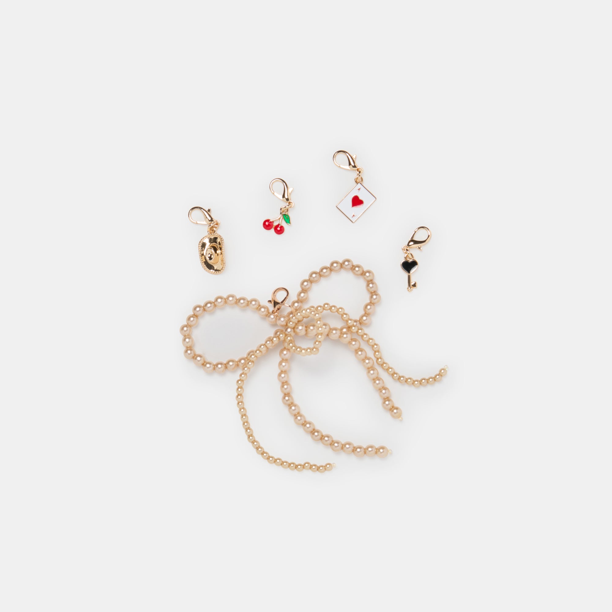 Gold Bow Charm Pack - Assorted Colors for Jewelry Making, DIY Crafts, Gift Wrapping & Party Decorations