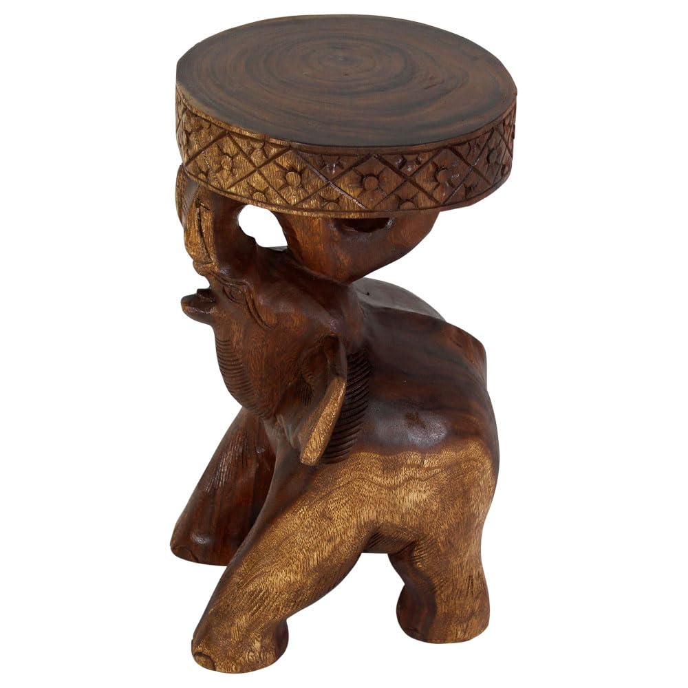 Haussmann® Solid Wood Elephant Stool - 11