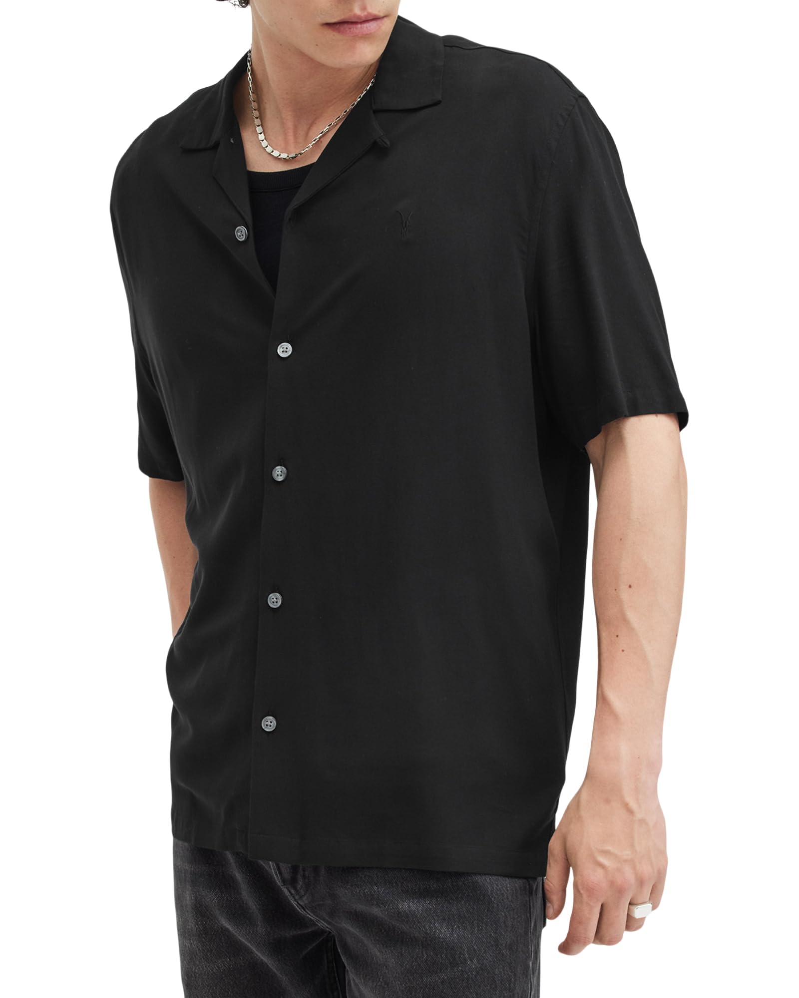 Men's Venice Short Sleeve Casual Shirt - Breathable Cotton Button Down Shirt for Summer, Beach & Outdoor Activities