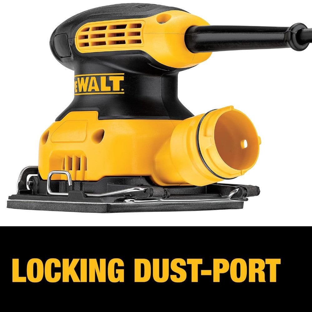 DEWALT DWE6411K 1/4 Sheet Palm Sander - Refurbished with Warranty | Perfect for Woodworking, Sanding & DIY Home Projects