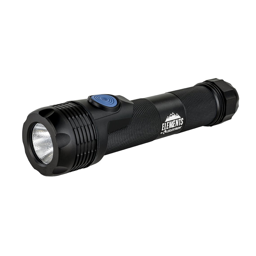Celestron Elements ThermoTorch 10 Black - 3-in-1 Flashlight, Hand Warmer & Portable Charger for Camping, Hiking & Emergency Preparedness