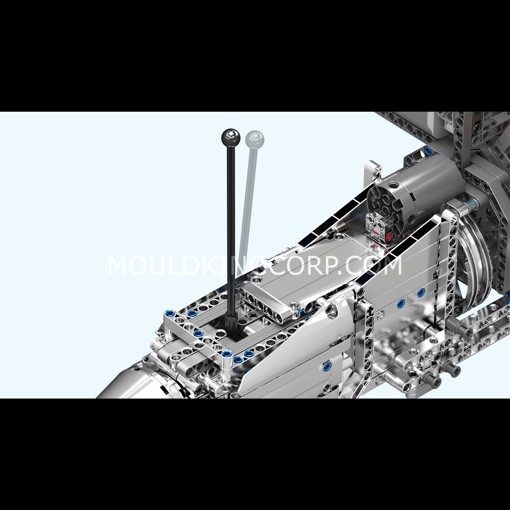 Mould King 10168 Motorized Hypercar W16 Engine & Gearbox Building Kit | 2,899 Piece Model Car Set for Adults & Teens | Perfect for STEM Learning, Car Enthusiasts & Collector's Display