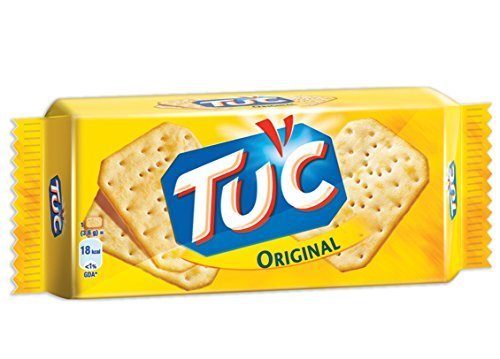 DeBeukelaer TUC Original Snack Crackers - 8 Pack (3.52oz/100g Each) - Classic Savory Biscuits for Office Snacks, Party Platters & On-the-Go Munching