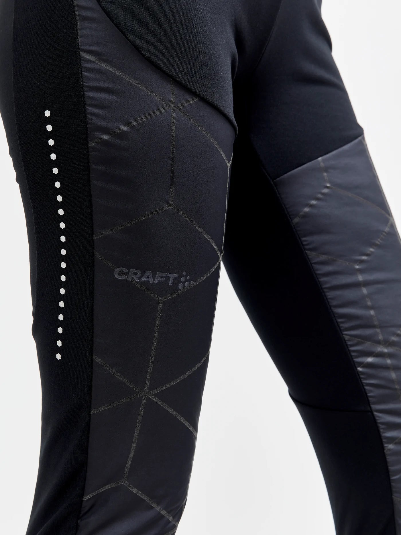 Women's Craft Adv Subz Lumen Padded Running Tights - High-Performance Compression Leggings for Workouts, Yoga & Outdoor Activities