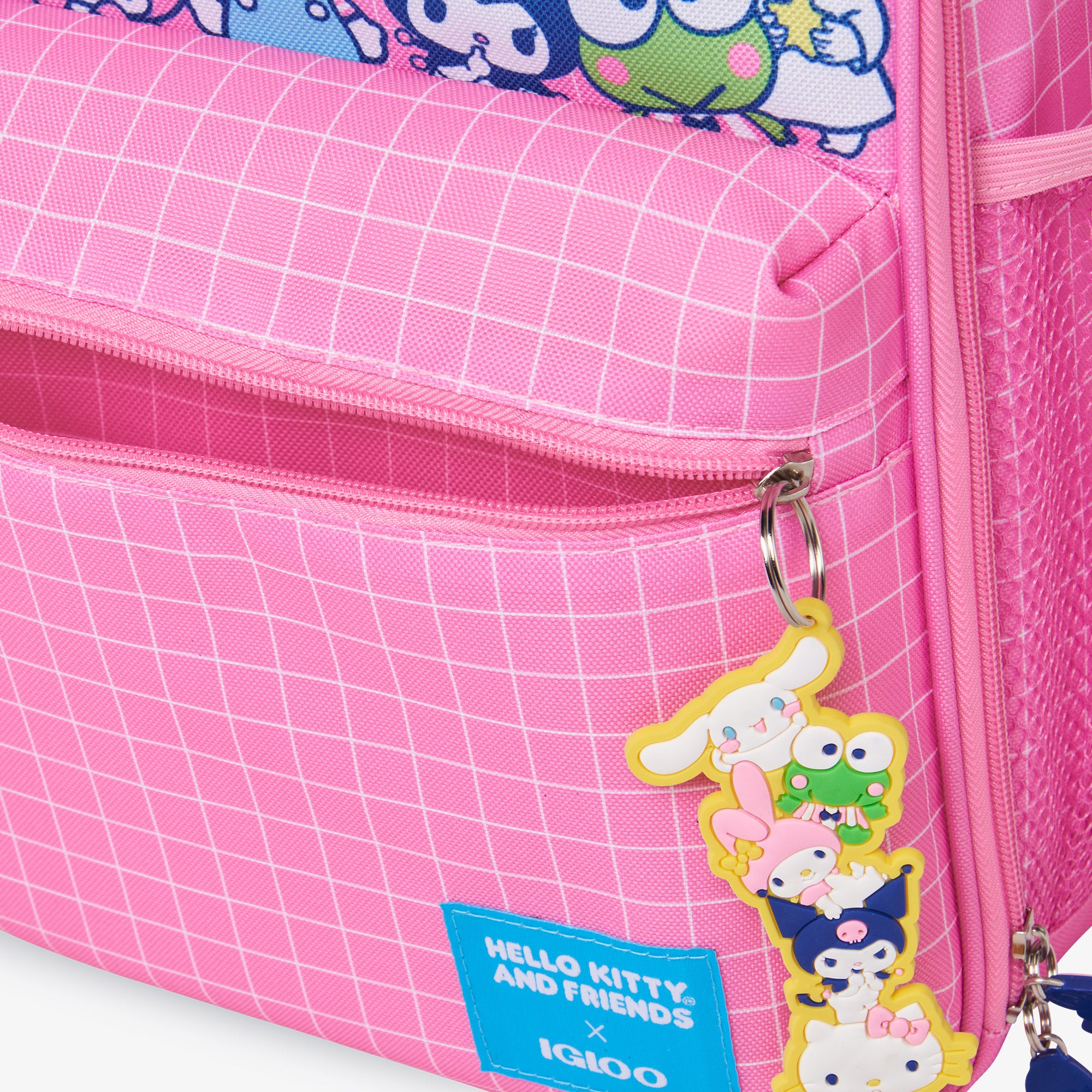 Hello Kitty & Friends BFF Mini Convertible Backpack Cooler Bag - Insulated Lunch Box for School, Picnic, Beach & Outdoor Activities