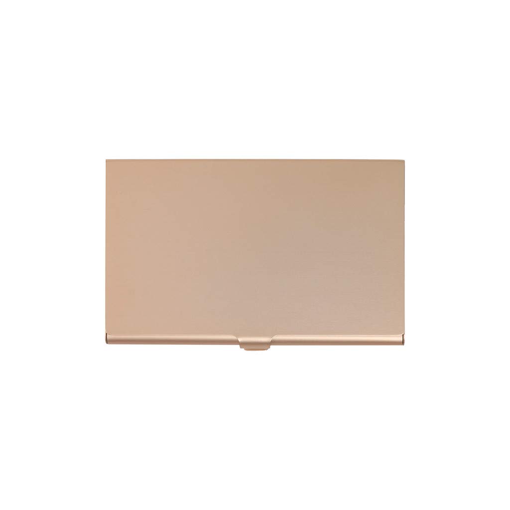 Premium Leather Magnetic Card Holder - Slim Metal Credit Card & ID Case with RFID Protection - Perfect for Business Cards, Phone Stand & Travel Wallet Organizer