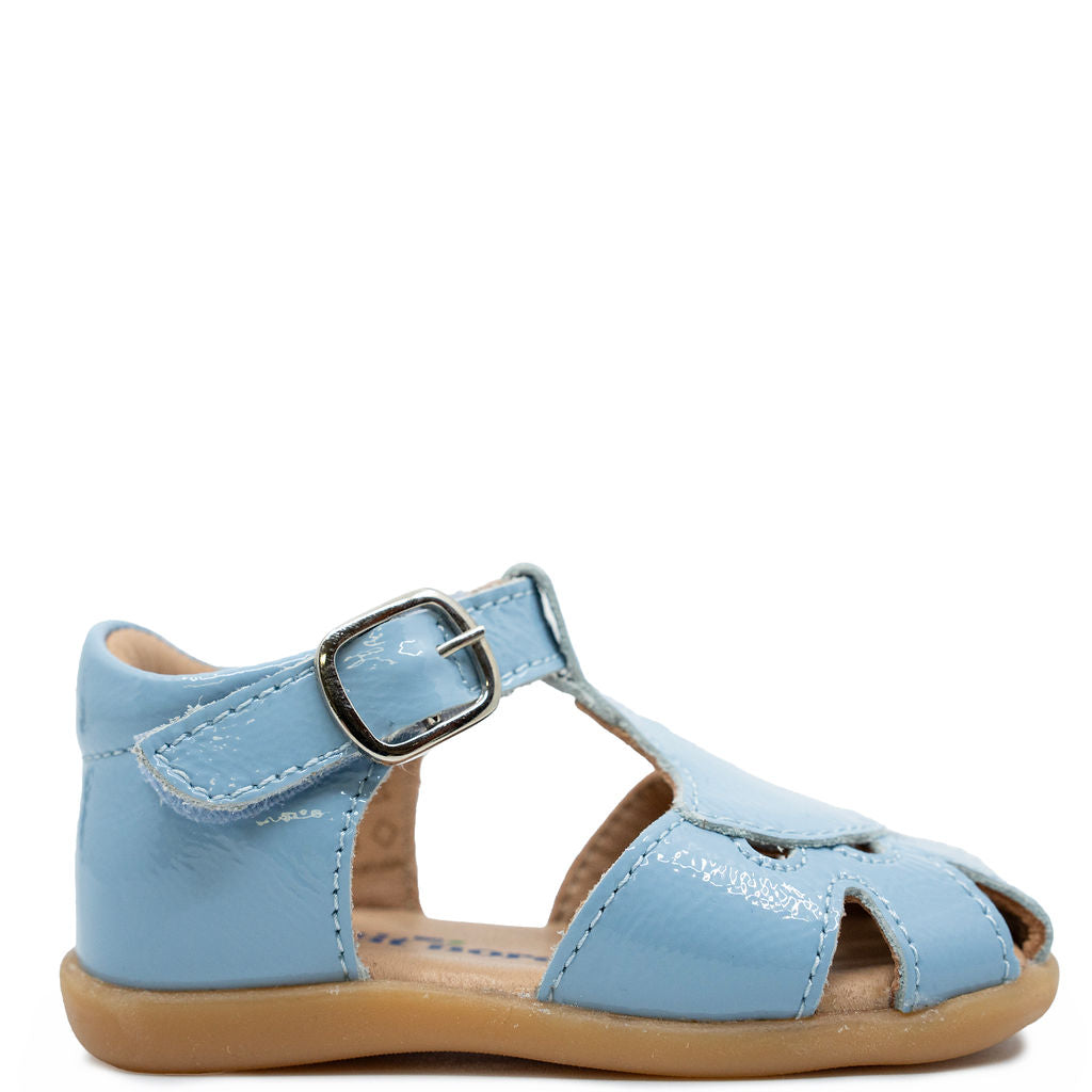 Petit Nord Cloud Patent Baby Sandals - Soft & Comfortable Leather First Walkers for Infants & Toddlers - Perfect for Outdoor Play, Beach Trips & Special Occasions