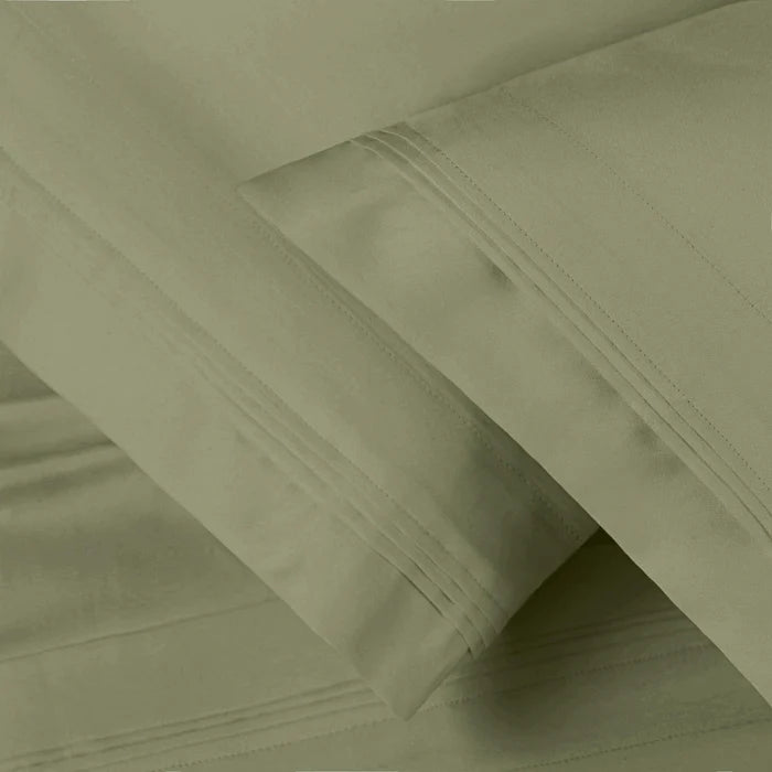 Premium 650 Thread Count Egyptian Cotton Pillowcase Set - Ultra Soft & Breathable for a Luxurious Sleep Experience | Perfect for Bedroom, Hotel, or Gift