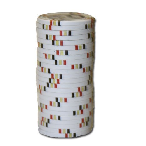 50 Desert Heat 14g Clay Poker Chips Set - Premium Casino Style Poker Chips for Texas Hold'em, Blackjack & Home Game Nights