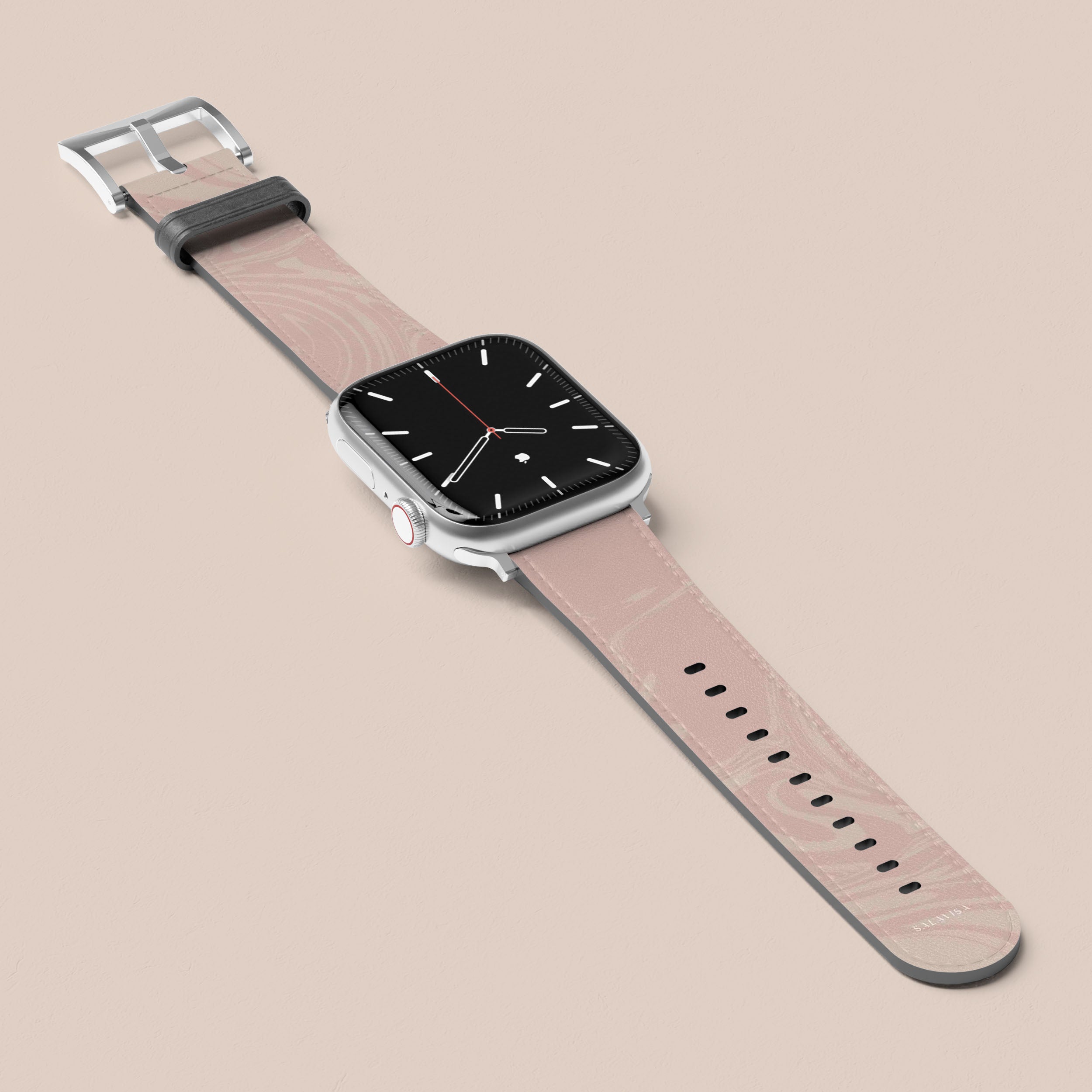 Elegant Rose Swirl Apple Watch Band - Stylish & Durable Replacement Strap for Apple Watch Series 1-9 - Perfect for Workouts, Daily Wear & Special Occasions