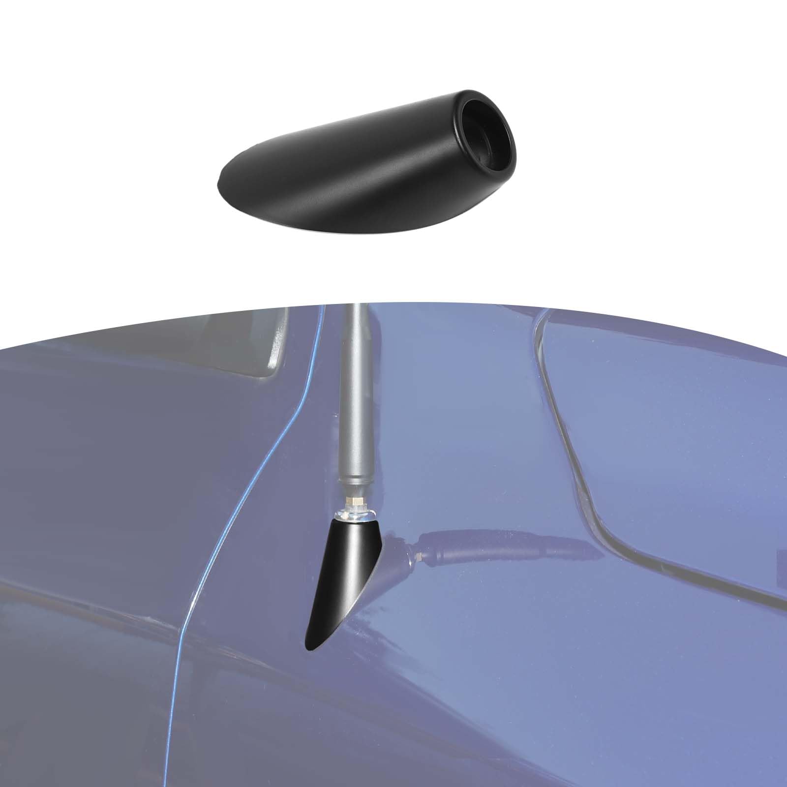 RT-TCZ RAM Radio Antenna Base Replacement - Compatible with Dodge RAM 1500/2500/3500 2010-2017 Models | Black Exterior Truck Accessories | Perfect for Off-Roading & Daily Commuting