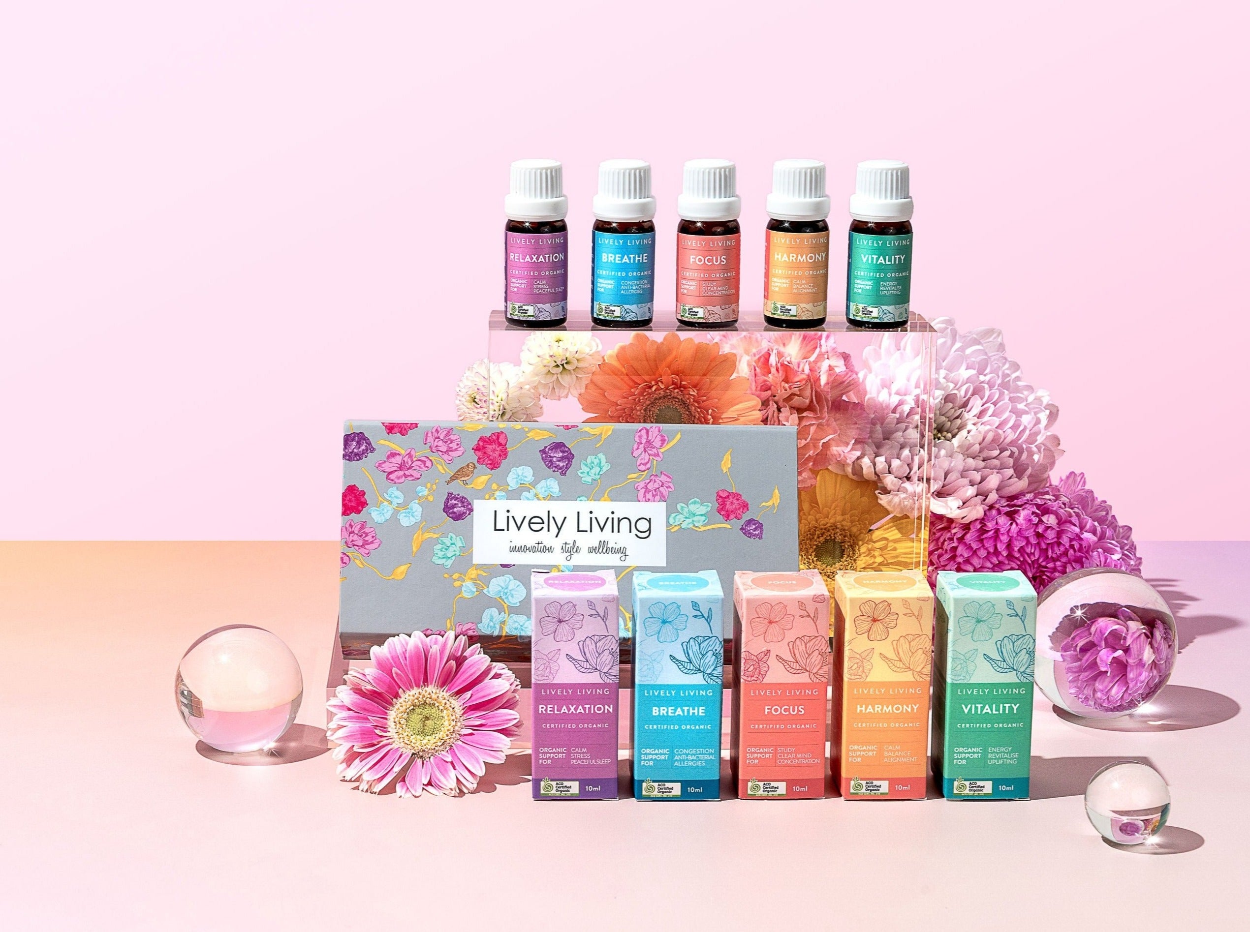 Premium Organic Essential Oils 5-Pack Set - 100% Pure Therapeutic Grade Aromatherapy Oils for Diffusers, Massage & Relaxation - Lavender, Peppermint, Tea Tree, Eucalyptus & More - Perfect for Home Spa, Yoga & Stress Relief
