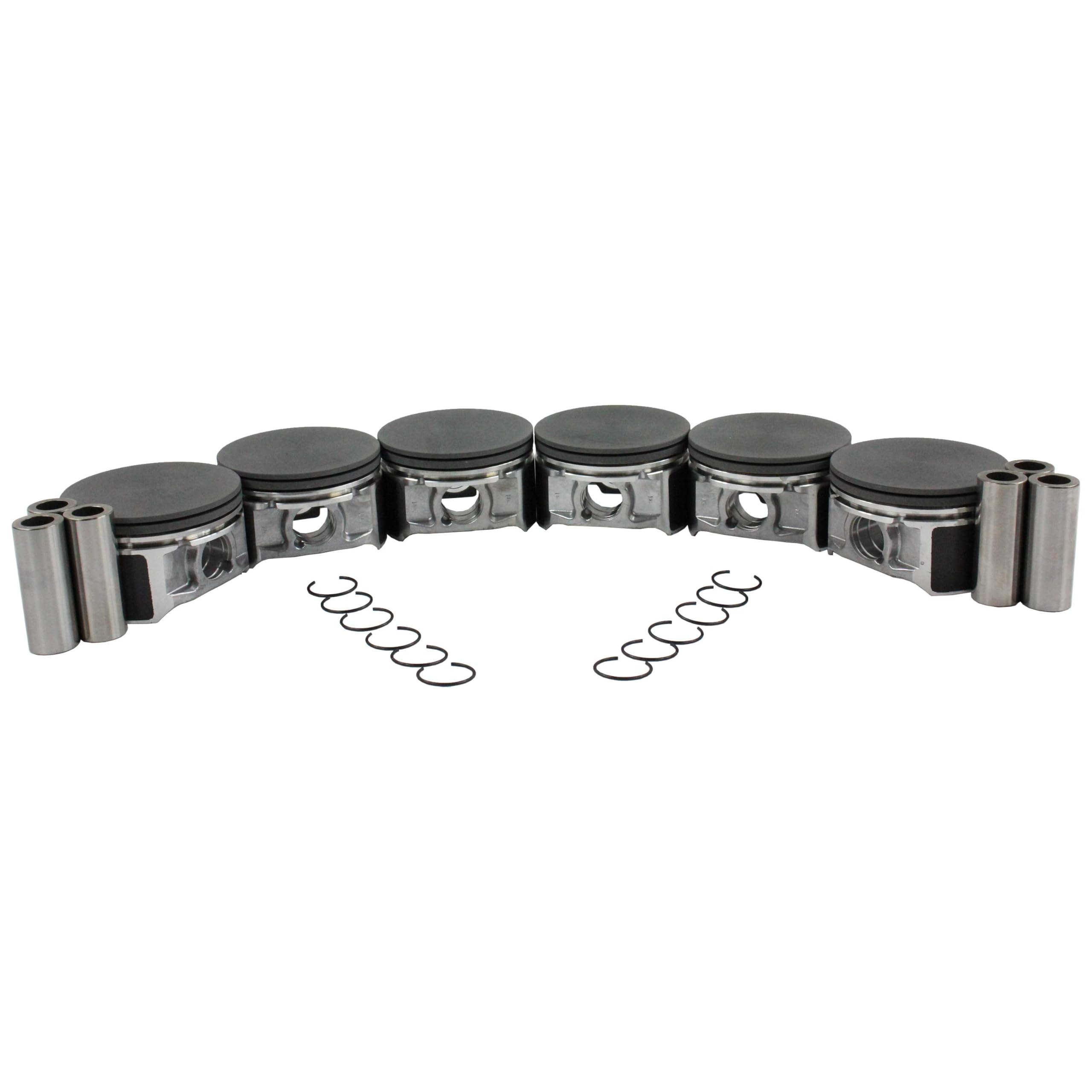 DNJ P140.40 Oversize Piston Set for 1998-2010 Chrysler 300, Dodge Charger & Avenger 2.7L V6 24V DOHC 2736cc Engine - Perfect for Engine Rebuild & Performance Upgrades