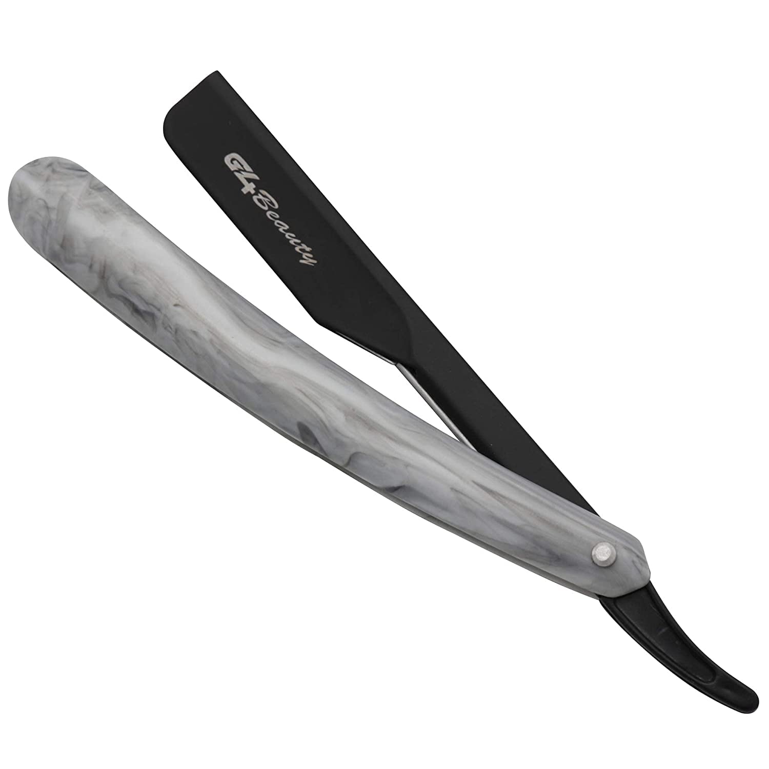 G4 Vision Professional Straight Razor - Stainless Steel Barber Shaving Razor with 100 Single Edge Blades for Men | Perfect for Precision Shaving & Beard Grooming at Home or Salon