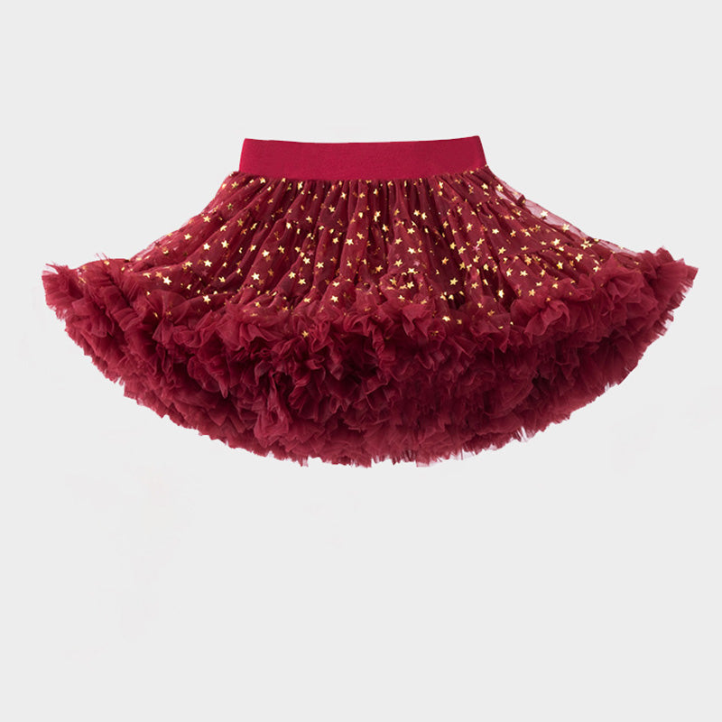 Sparkly Christmas Tutu Dress & Sweater Set for Baby Girls - Toddler Holiday Party Outfit & Birthday Photo Shoot Costume
