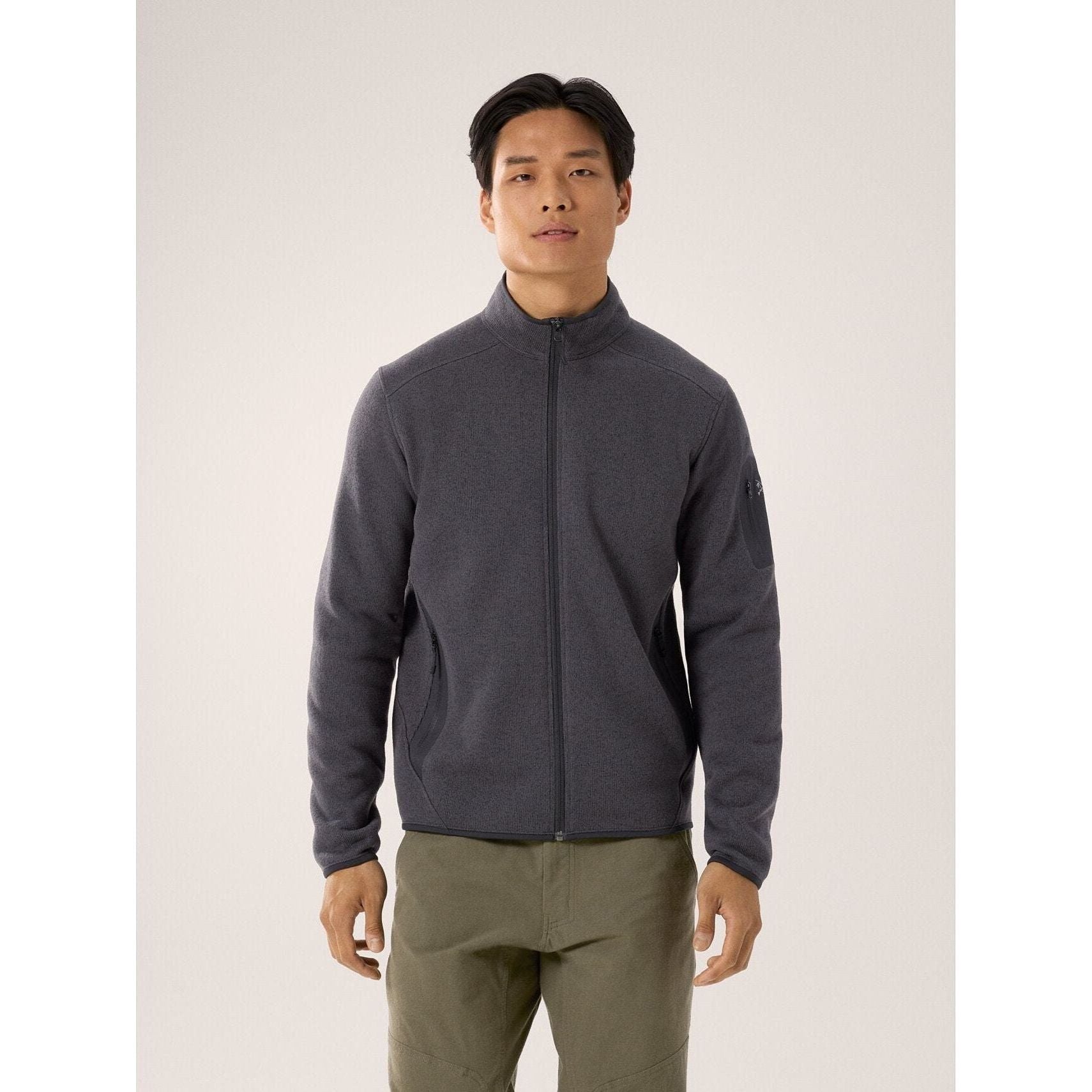 Arc'teryx Men's Covert Cardigan - Lightweight Fleece Zip-Up Sweater for Outdoor & Casual Wear | Hiking, Camping & Everyday Comfort