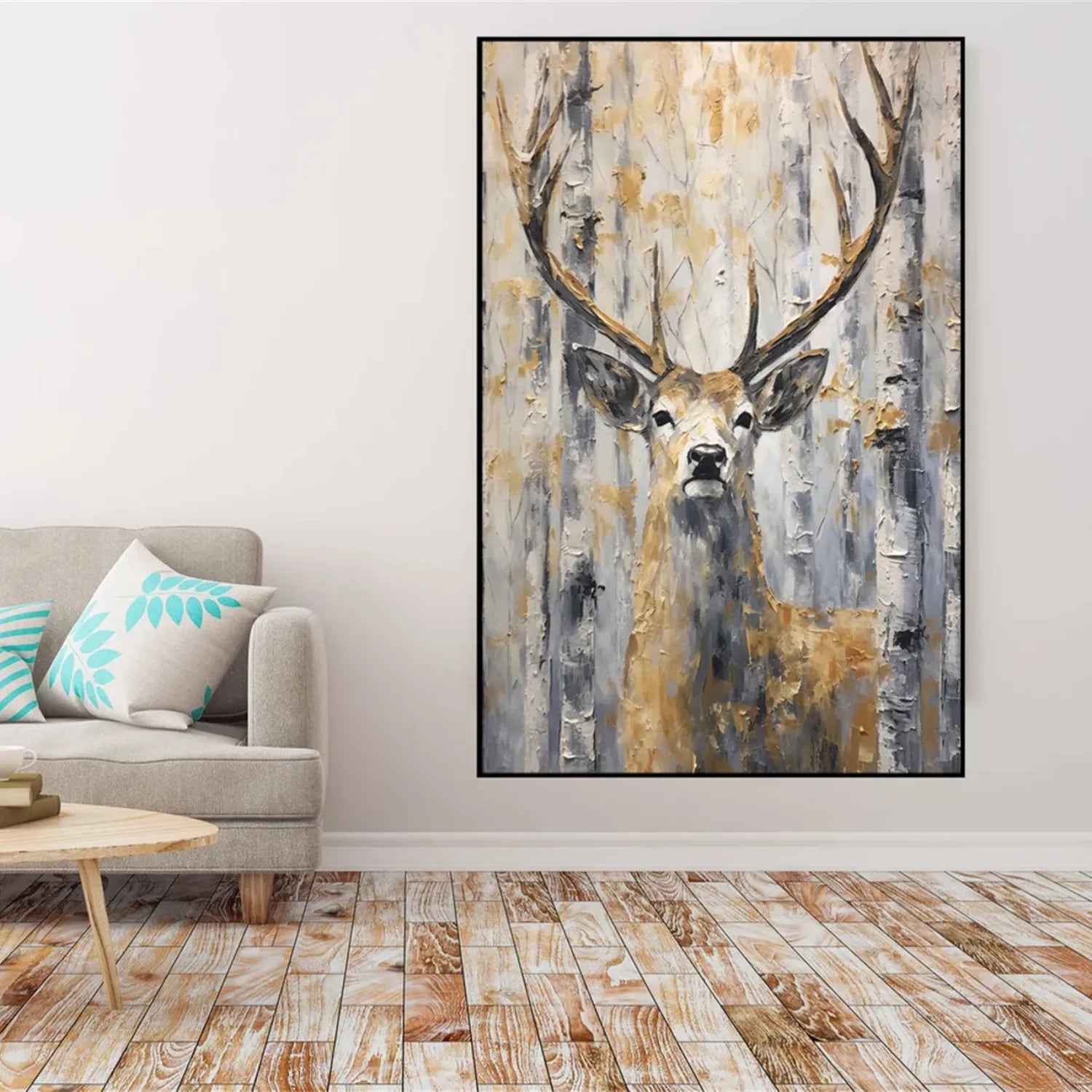 Animal Art Painting #AP083 - Handmade Canvas Wall Decor for Living Room, Bedroom & Office - Perfect Gift for Pet Lovers & Home Decor