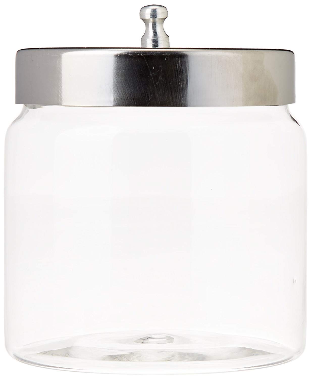 Grafco Clear Glass Medical Storage Jars with Lids - 7” x 4.25” Unlabeled Airtight Containers (12-Pack) for Pharmacy, Lab, and Home Organization Supplies