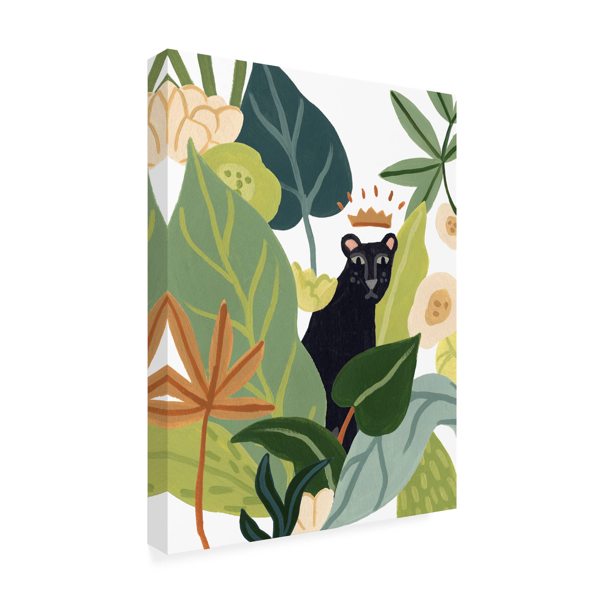 June Erica Vess 'Panther Magic I' Canvas Wall Art Print - Modern Home Decor for Living Room, Bedroom & Office | Trademark Fine Art Collection