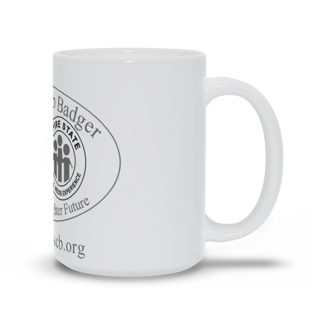 Lions Camp Badger Mug with Black Logo - Insulated Coffee Cup for Camping, Hiking & Outdoor Adventures